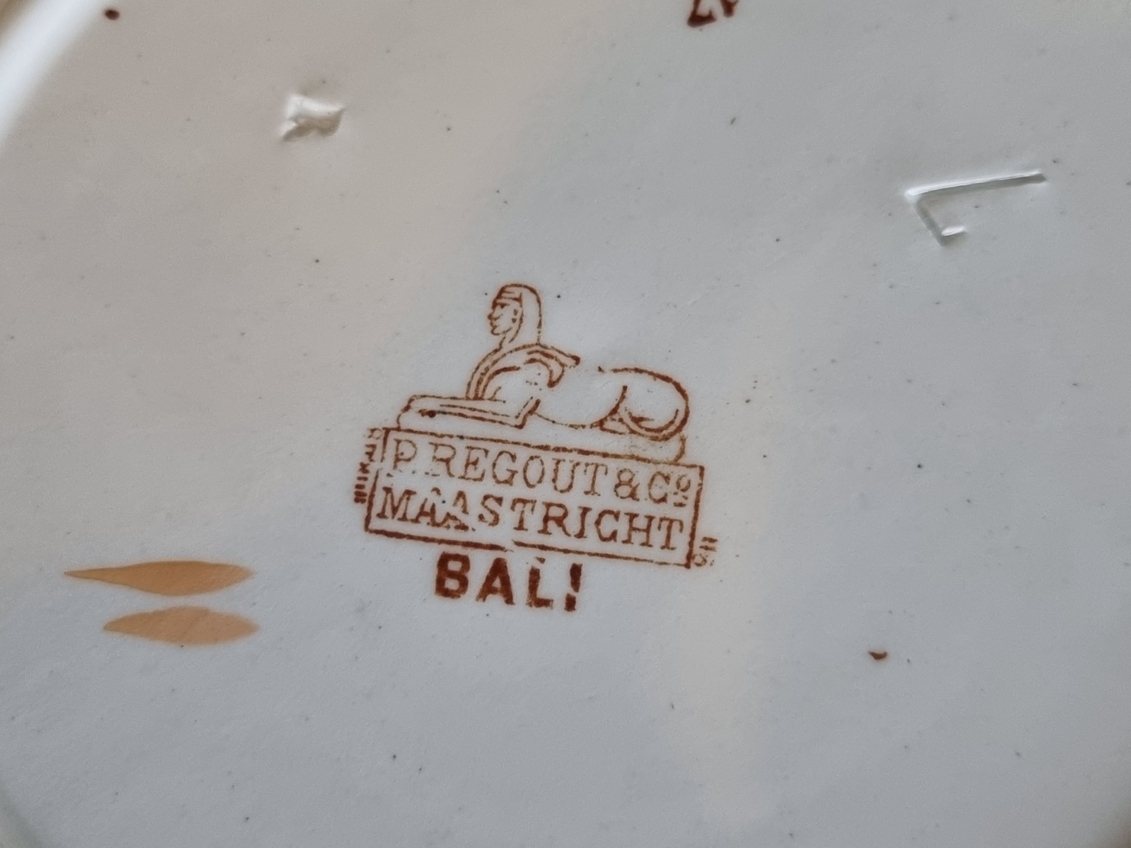 Petrus Regout decor Bali Ontbijtbordje 18,5 cm