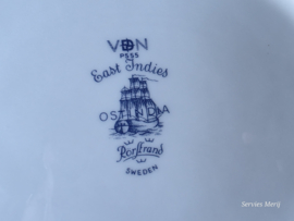 Rorstrand Ostindia East Indies hoge ovale schaal 27 cm (Porselein)