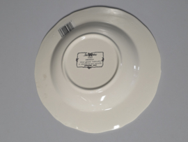 Frans Sarreguemines Obernai diep bord 23 cm (paarden)