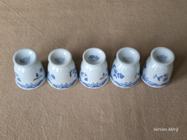 Rorstrand Ostindia East Indies set 5x Eierdopje (Aardewerk)