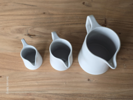 Vintage oud Regout Royal Sphinx set 3x Kan Waterkan (hoekig oor)