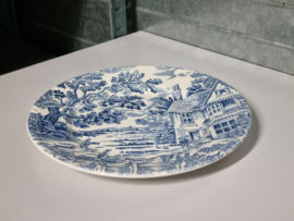 Engels blauw English Style plat dinerbord 24 cm (Hare & Hounds)