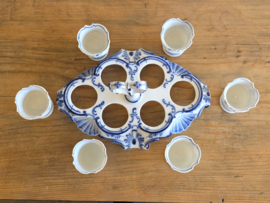 Zwiebelmuster onbekend merk chique Eierdopset met greep