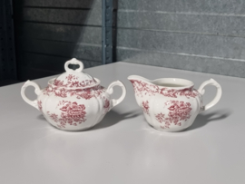 Villeroy en Boch Valeria rood Roomstelletje rood stempel (gewoon model)