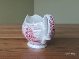 Engels rood Hostess Tableware Olde Country Castles sauskom