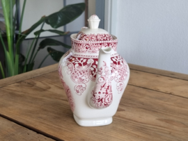 Regout | Myott Castillo Old England rood Koffiepot Theepot 1.3 liter