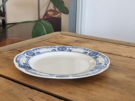 Engels blauw Ethelwyn Bishop & Stonier plat dinerbord 25 cm