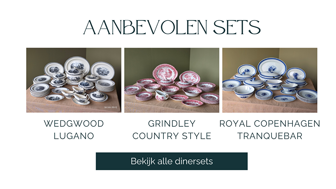 Aanbevolen complete serviezen, bekijk alle dinersets
