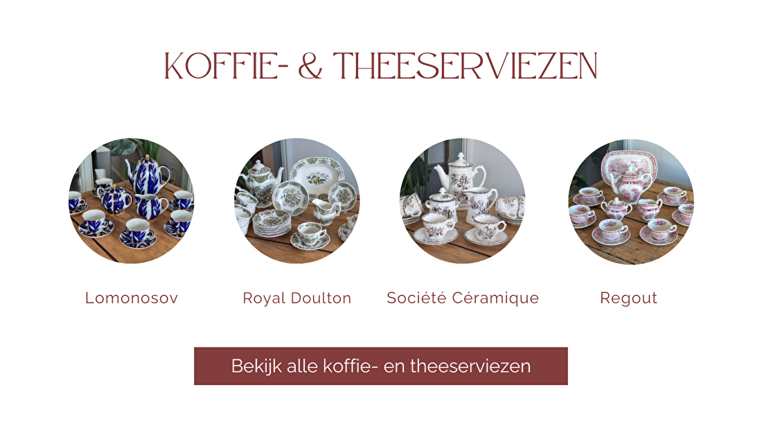Bekijk alle koffie- en theeserviezen van Villeroy & Boch, Johnson Bros en meer merken.