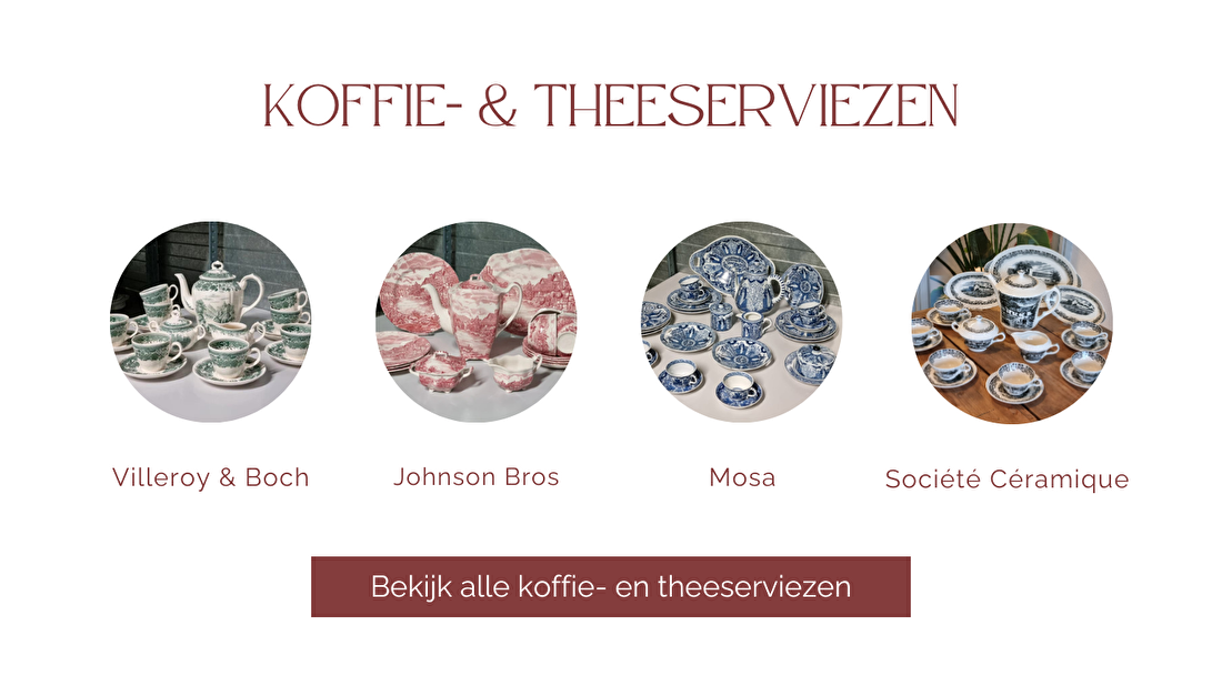 Bekijk alle koffie- en theeserviezen van Villeroy & Boch, Johnson Bros en meer merken.
