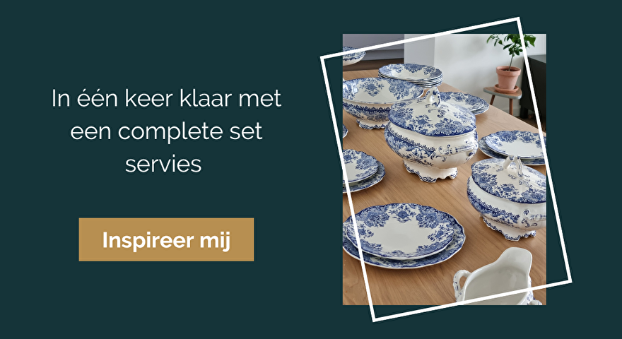 Hobart Vertrouwen op heilig Servies Merij Maastrichts Aardewerk