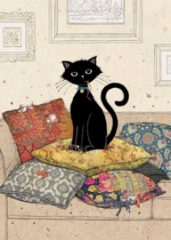 H045 Cushion Kitty - Bug Art