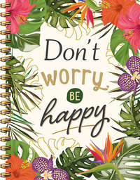 Don't worry be happy notiteboek