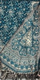 Luxe Sjaal / Omslagdoek / Grand Foulard - Yak Wol (nr. 15)