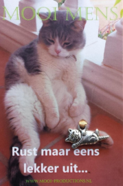 Rust maar eens lekker uit ! Mooi Mens kaartje