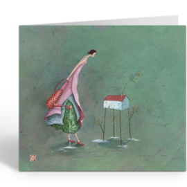 Dubbele wenskaart - Gaelle Boissonnard - QB25139 - GRAINE DE REFUGE