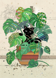 H038 Monstera Kitty - BugArt