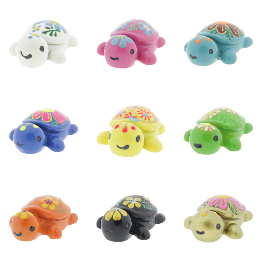 Handbeschilderde Schildpadjes - per stuk
