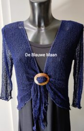 Ikat vestje - nr 107 / donker blauw