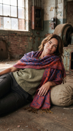 Luxe Sjaal / Omslagdoek / Grand Foulard - Yak Wol (nr. 3)
