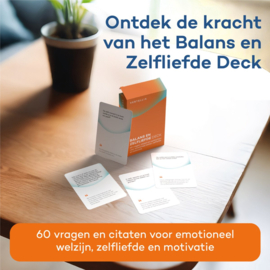 Balans en zelfliefde Deck / Vertellis - 60 vragen kaarten - Vertellis