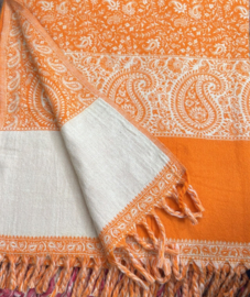 Luxe Sjaal / Omslagdoek / Grand Foulard - Yak Wol (nr. 14)