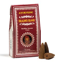 Ayurvedische Dragons Blood backflow wierookkegels