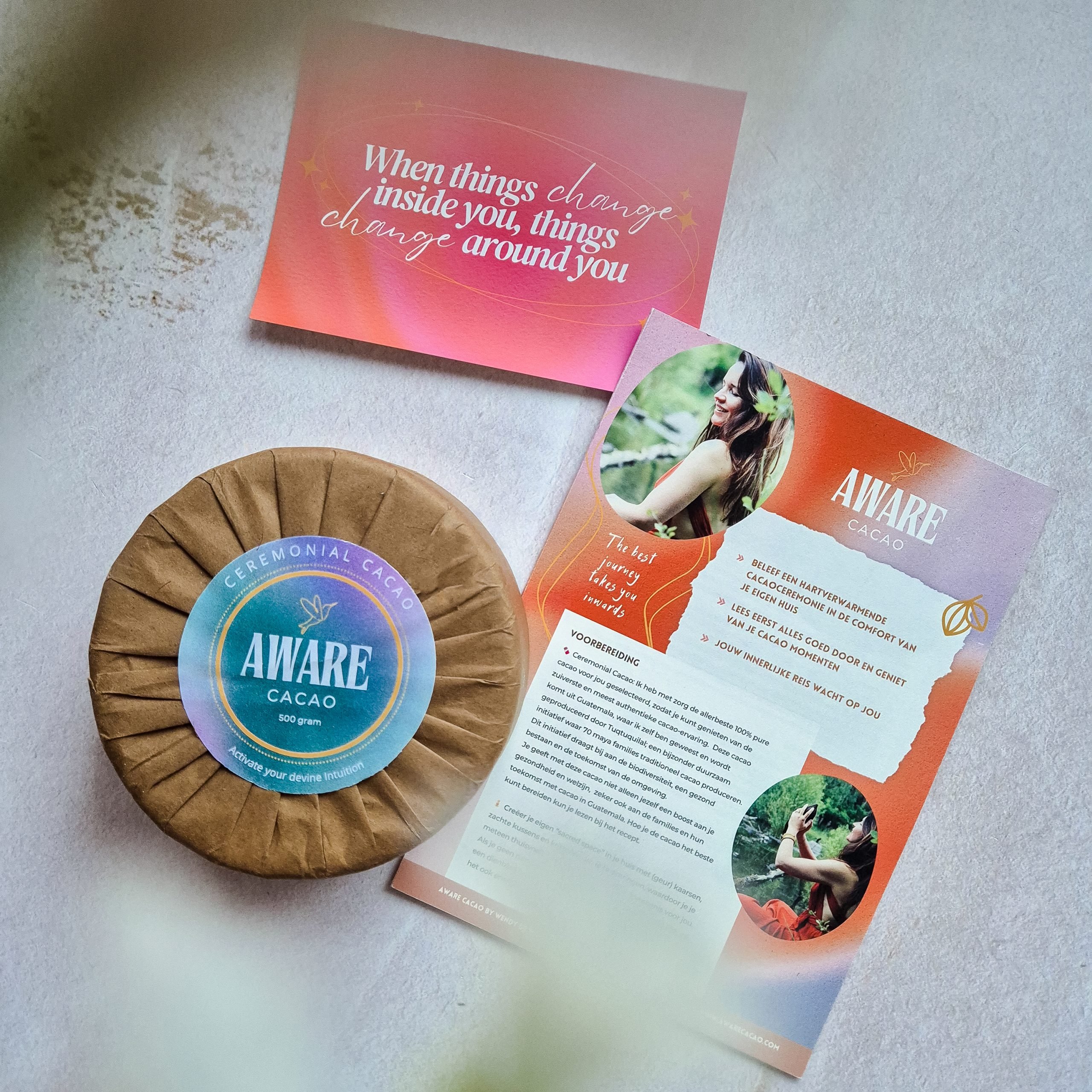 AWARE Ceremoniële Cacao / tablet 500 gram