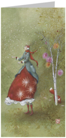 Dubbele wenskaart - Gaelle Boissonnard -  QB24694 - SNEEUW