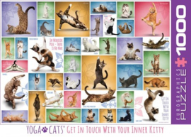 Yoga Cats Puzzel - 1000 