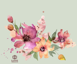 Drinkfles LG / Serene Sage Flowers / 500 ml