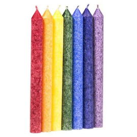 Chakra Geurkaarsen Assortiment set 7 kaarsen