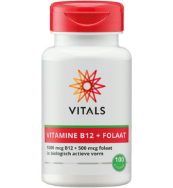 Vitamine B12 1000 mcg folaat 500 mcg - 100 kauwtabletten