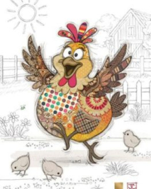 G057 Harriet Hen - BugArt