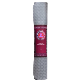 Yoga mat - Yogi & Yogini Premium TPE Antraciet