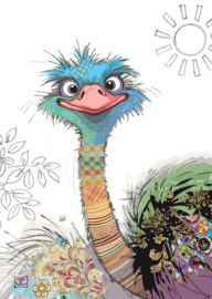 G054 Oscar Ostrich - Bug Art