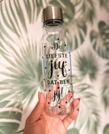 De liefste JUF / waterfles 650 ml