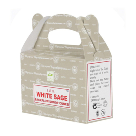 Backflow incense - WHITE SAGE