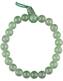 Aventurijn groen powerbead armband - 18 cm / 8 mm