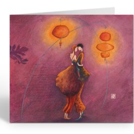 Dubbele wenskaart - Gaelle Boissonnard - QB21769 - DANSER