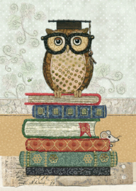 A030 Book Owl - BugArt