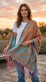 Luxe Sjaal / Omslagdoek / Grand Foulard - Yak Wol (nr. 9)