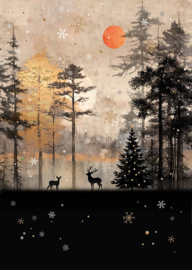 KC011 Deer scene - Bug Art
