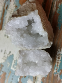Bergkristal geode set - 580 gram