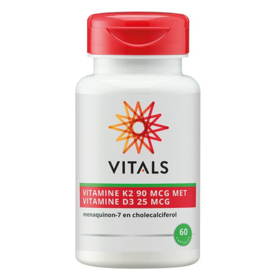 Vitamine K2 90 mcg Vitamine D 25 mcg  - 60 capsules