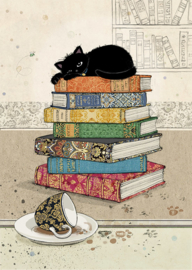 H032 Books Kitty - BugArt