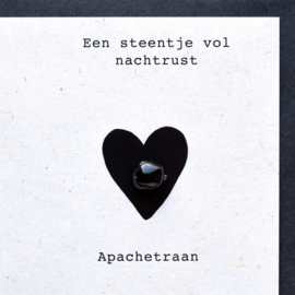 Wenskaart edelsteen - Apachetraan