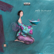 Kalender Gaelle Boissonnard mini 2027 - blauw