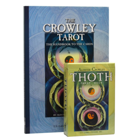 Thoth Tarot deck (Aleister Crowley) + Crowley Tarot Handbook / Akron & Hajo Banzhaf