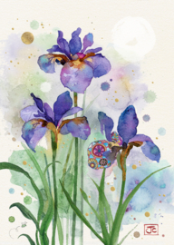 B046 Purple Irises - BugArt